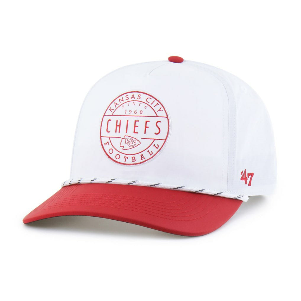 Kansas City Chiefs '47 Suburbia Hitch Two-Tone Adjustable Hat White/Red | 47 brand