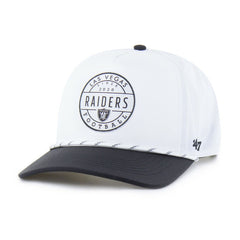 Las Vegas Raiders '47 Suburbia Hitch Two-Tone Adjustable Hat White/Black | 47 brand