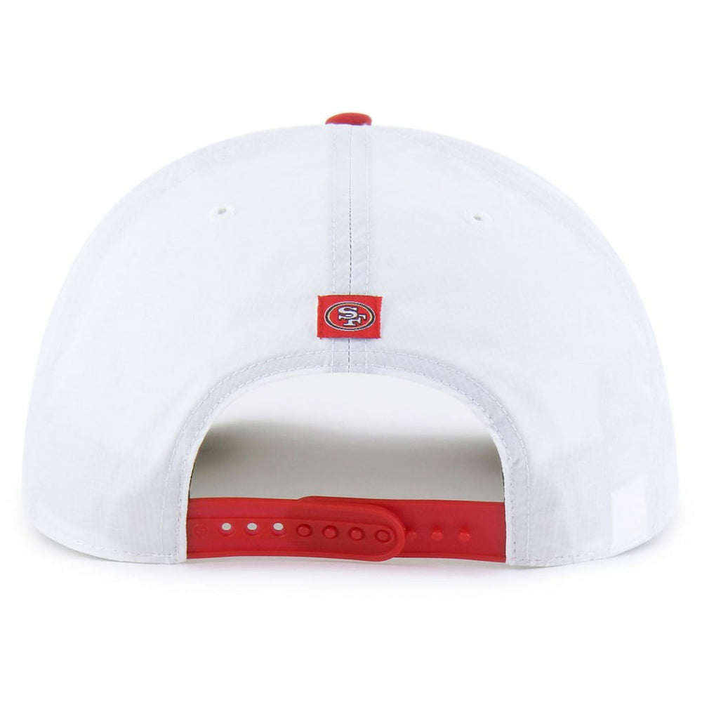 San Francisco 49ers '47 Suburbia Hitch Two-Tone Adjustable Hat White/Scarlet | 47 brand