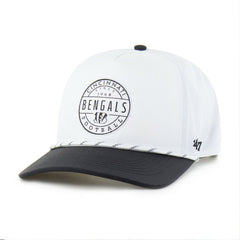 Cincinnati Bengals '47 Suburbia Hitch Two-Tone Adjustable Hat White/Black | 47 brand