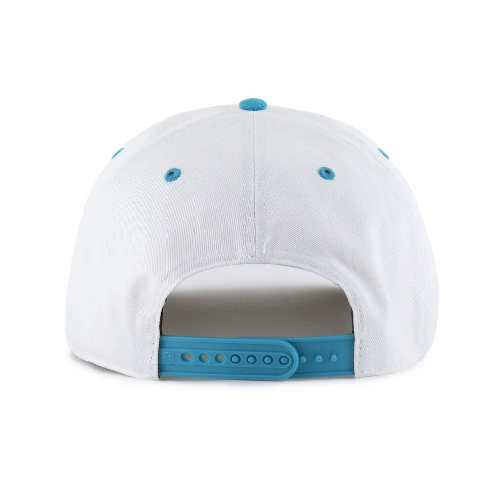 Miami Dolphins '47 Roscoe Two-Toned Hitch Adjustable Hat White/Aqua | 47 brand