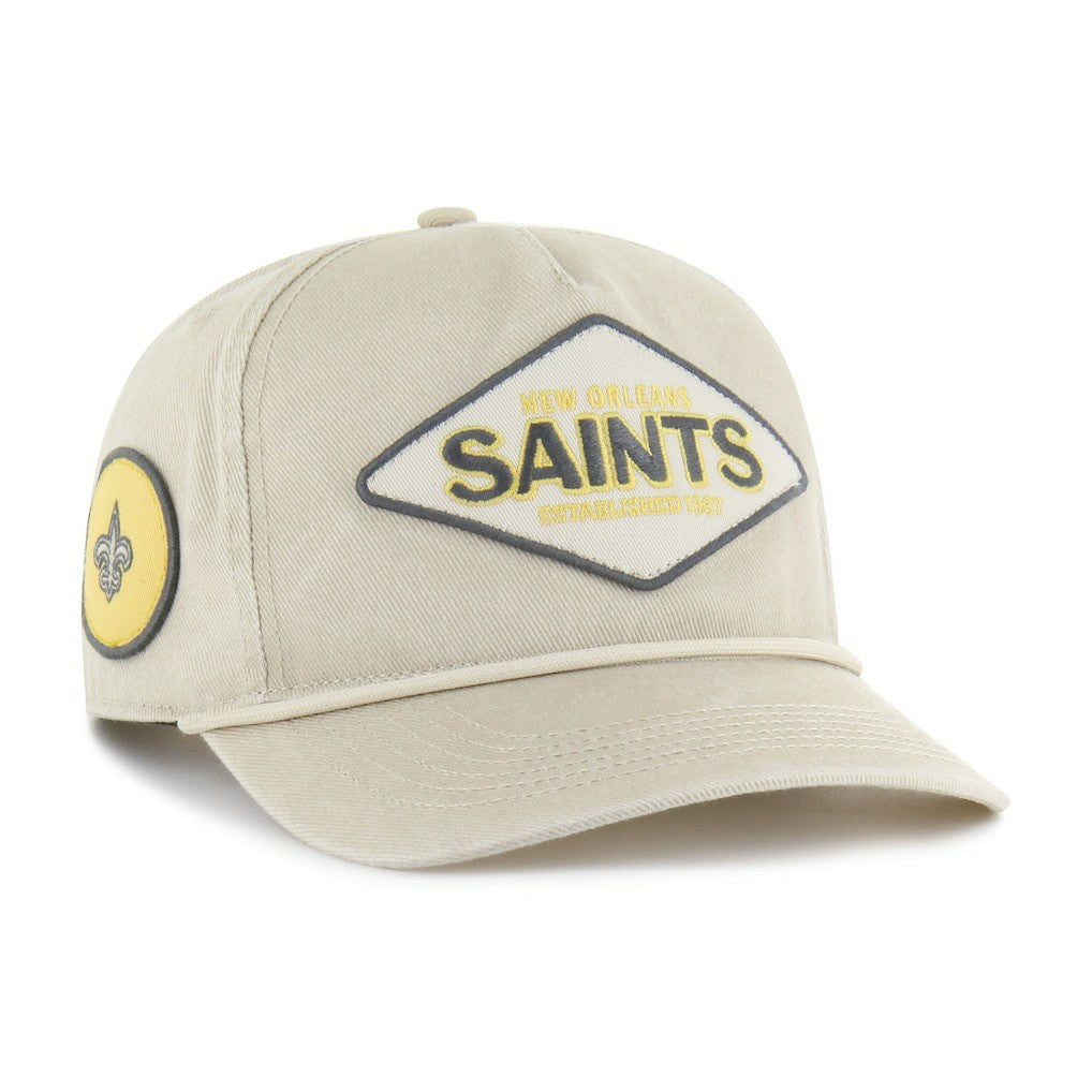 New Orleans Saints '47 Cairn Hitch Adjustable Hat Khaki | 47 brand