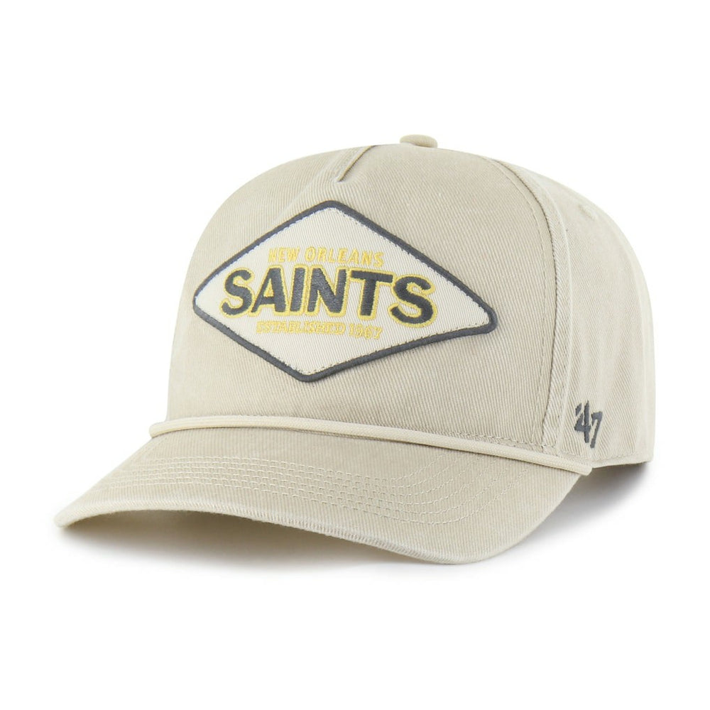 New Orleans Saints '47 Cairn Hitch Adjustable Hat Khaki | 47 brand