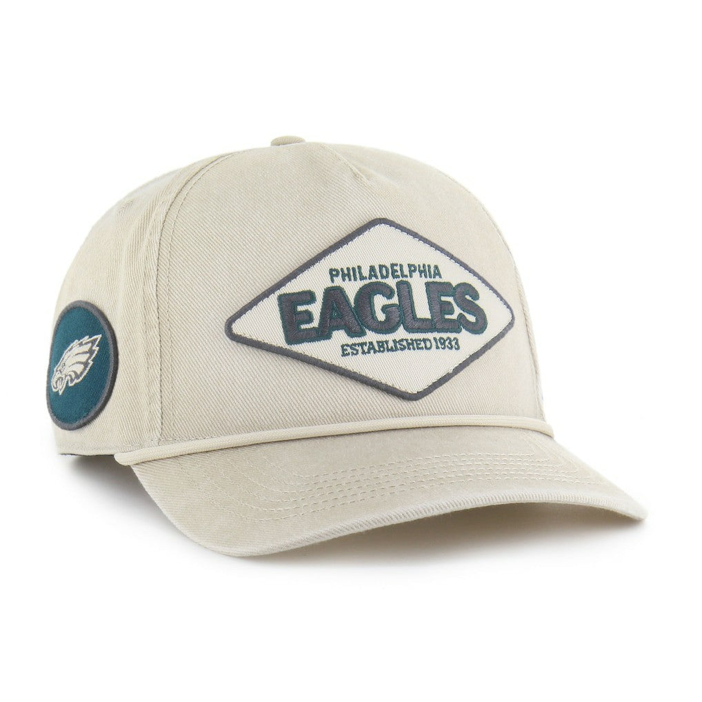 Philadelphia Eagles '47 Cairn Hitch Adjustable Hat Khaki | 47 brand