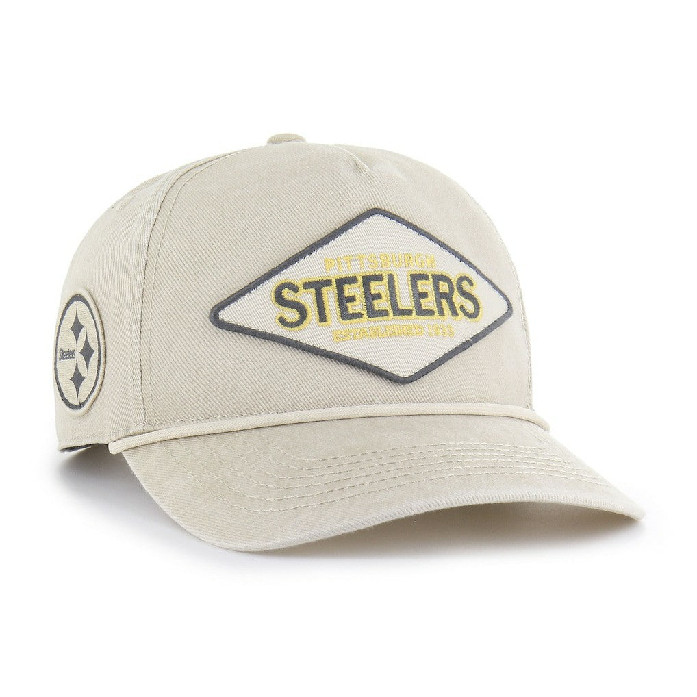 Pittsburgh Steelers '47 Cairn Hitch Adjustable Hat Khaki | 47 brand