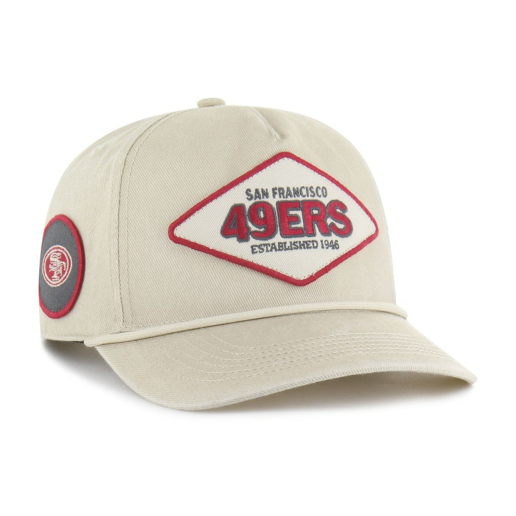 San Francisco 49ers '47 Cairn Hitch Adjustable Hat Khaki | 47 brand