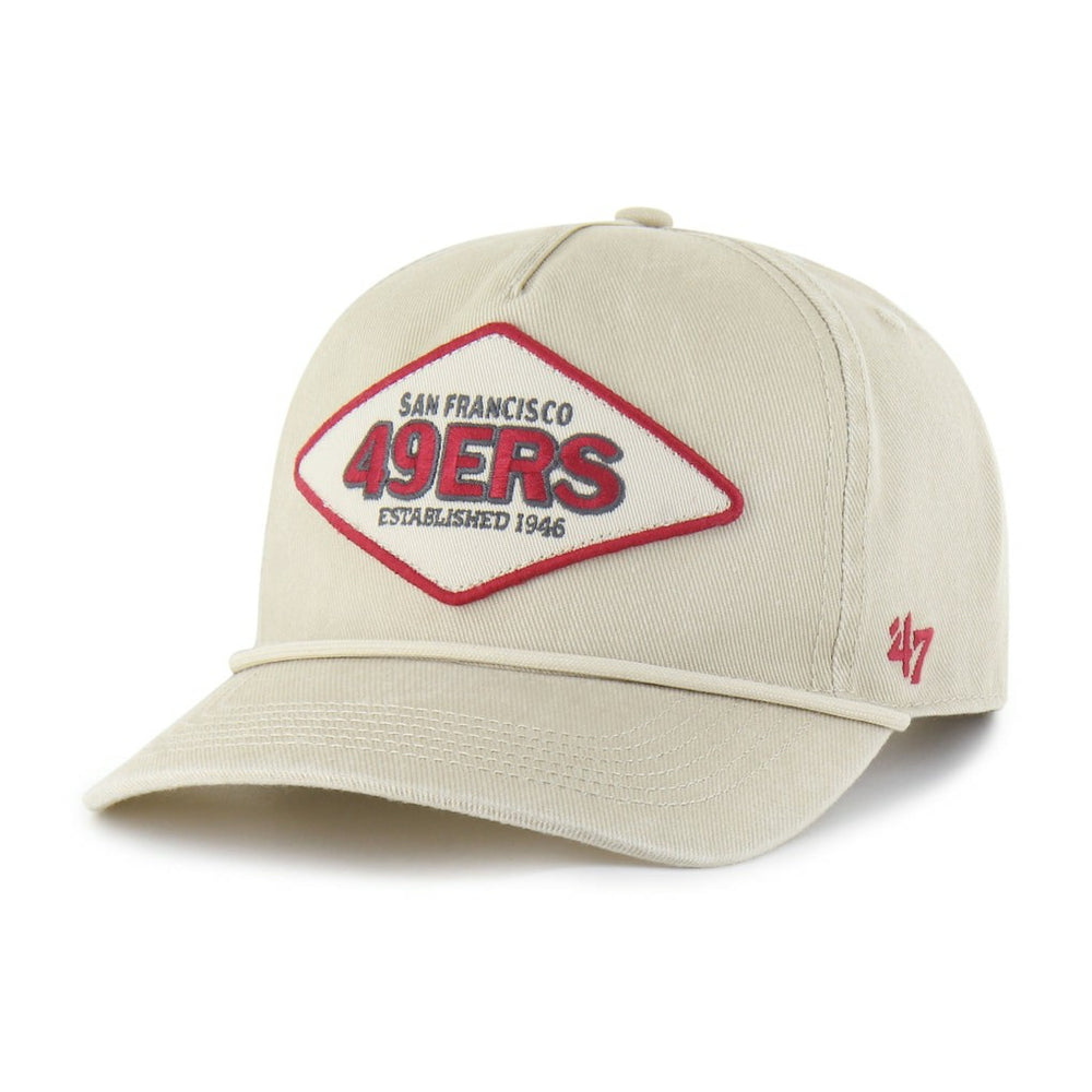 San Francisco 49ers '47 Cairn Hitch Adjustable Hat Khaki | 47 brand