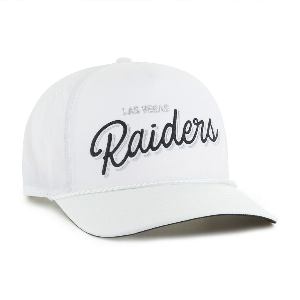 Las Vegas Raiders '47 Brrr Fairway Hitch Adjustable Hat White | 47 brand
