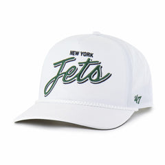 New York Jets '47 Brrr Fairway Hitch Adjustable Hat White | 47 brand