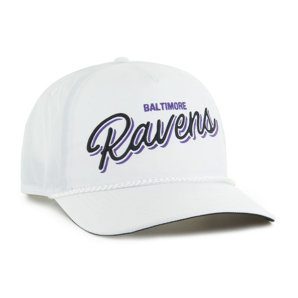 Baltimore Ravens '47 Brrr Fairway Hitch Adjustable Hat White | 47 brand
