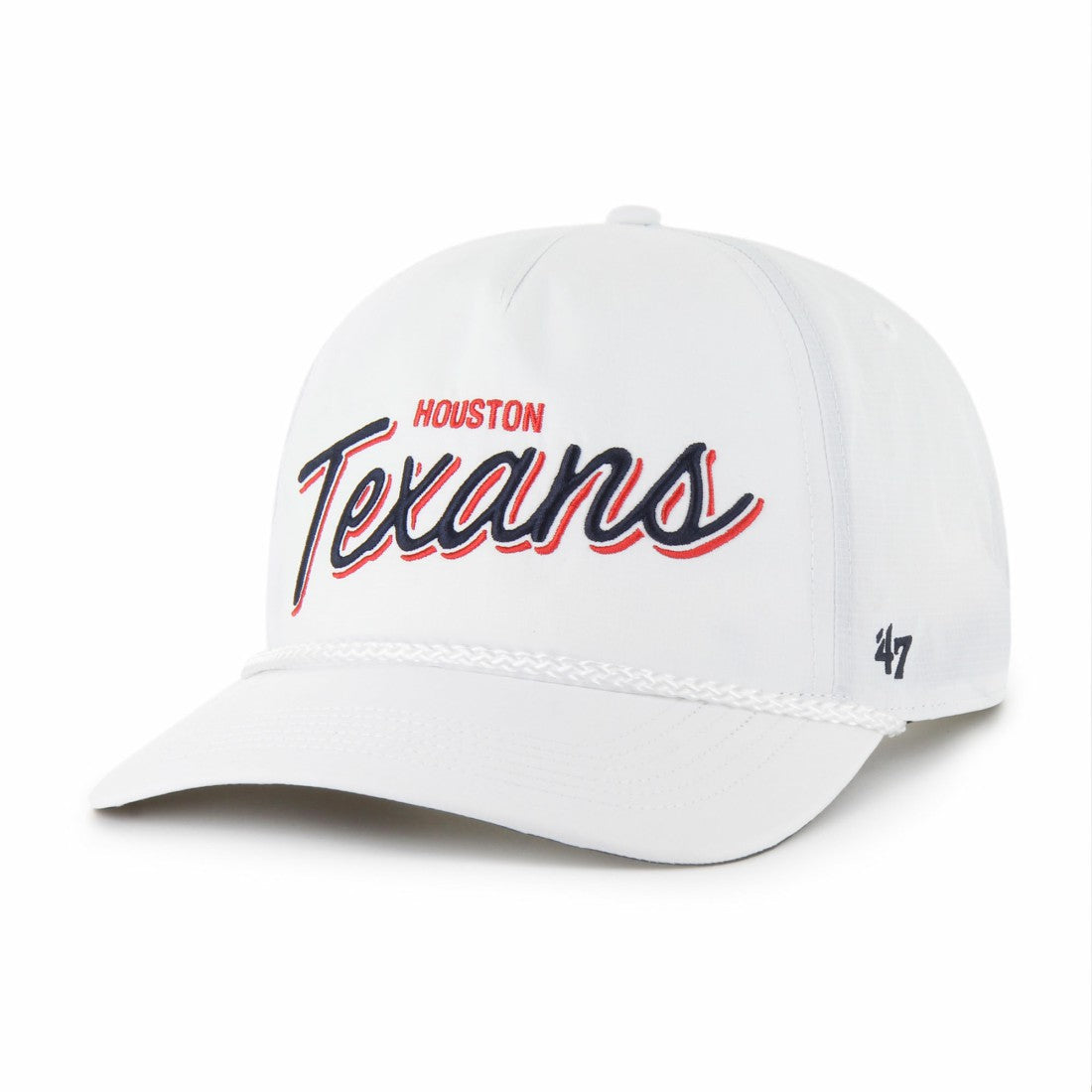 Houston Texans '47 Brrr Fairway Hitch Adjustable Hat White | 47 brand
