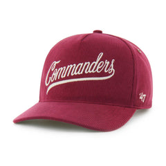 Washington Commanders '47 Golden Age Corduroy Hitch Adjustable Hat Burgundy | 47 brand