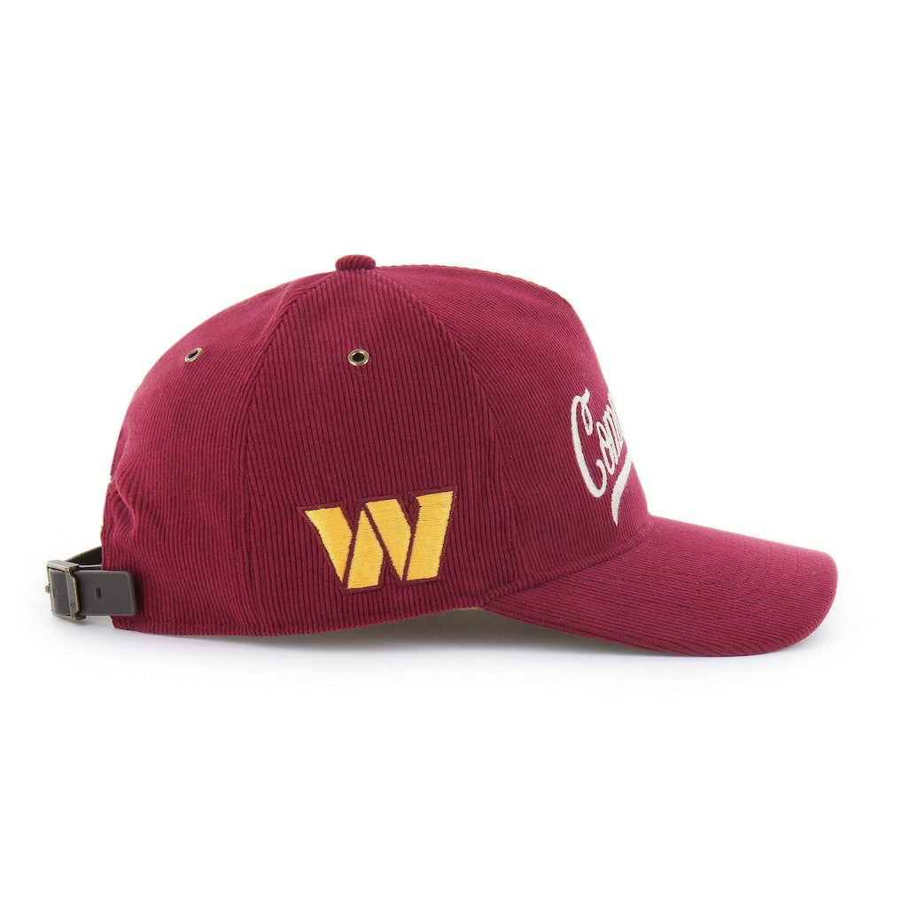 Washington Commanders '47 Golden Age Corduroy Hitch Adjustable Hat Burgundy | 47 brand