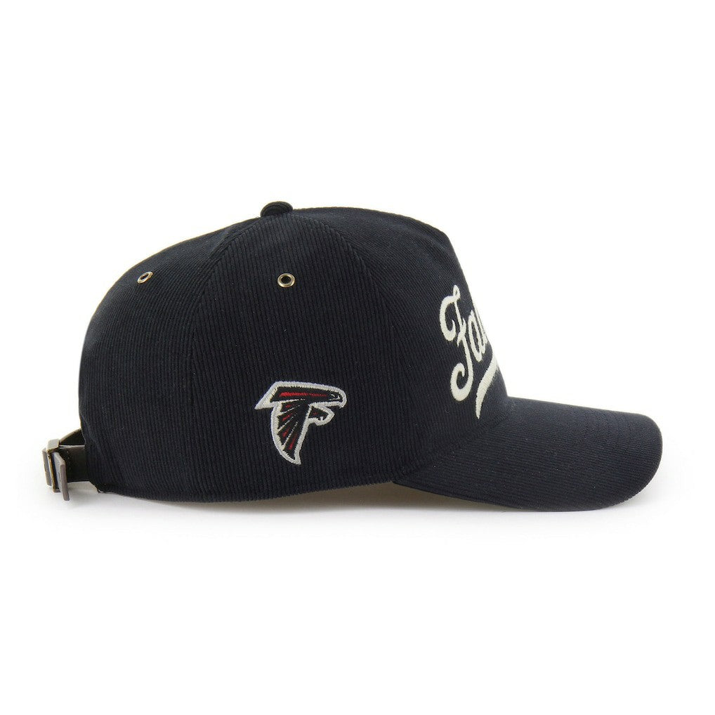 Atlanta Falcons '47 Golden Age Corduroy Hitch Adjustable Hat Black | 47 brand
