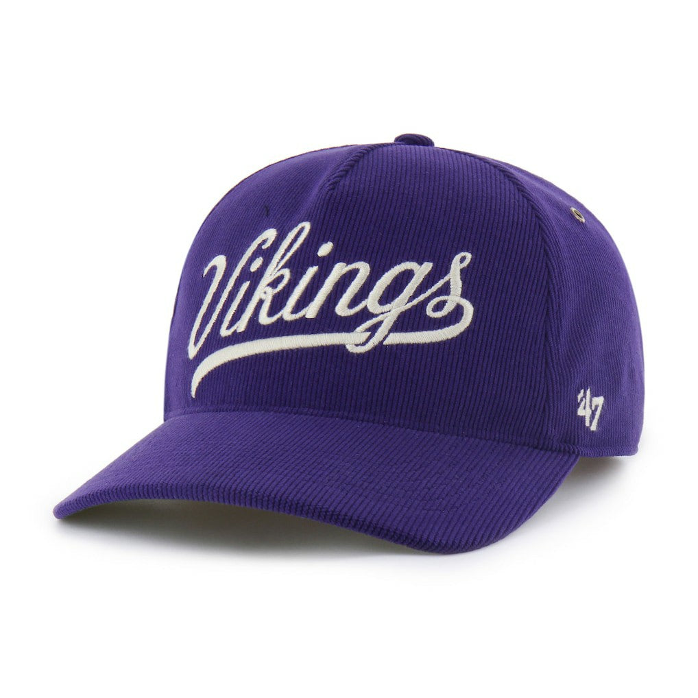 Minnesota Vikings '47 Golden Age Corduroy Hitch Adjustable Hat Purple | 47 brand