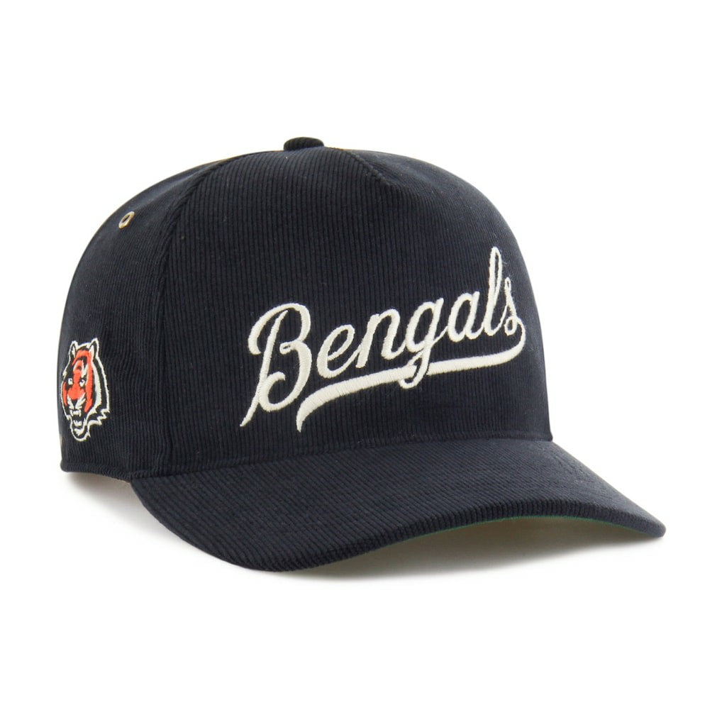 Cincinnati Bengals '47 Golden Age Corduroy Hitch Adjustable Hat Black | 47 brand