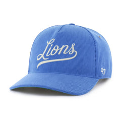 Detroit Lions '47 Golden Age Corduroy Hitch Adjustable Hat Blue | 47 brand