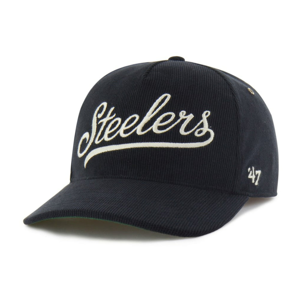 Pittsburgh Steelers '47 Golden Age Corduroy Hitch Adjustable Hat Black | 47 brand