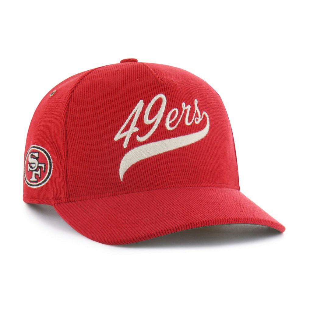 San Francisco 49ers '47 Golden Age Corduroy Hitch Adjustable Hat Scarlet | 47 brand