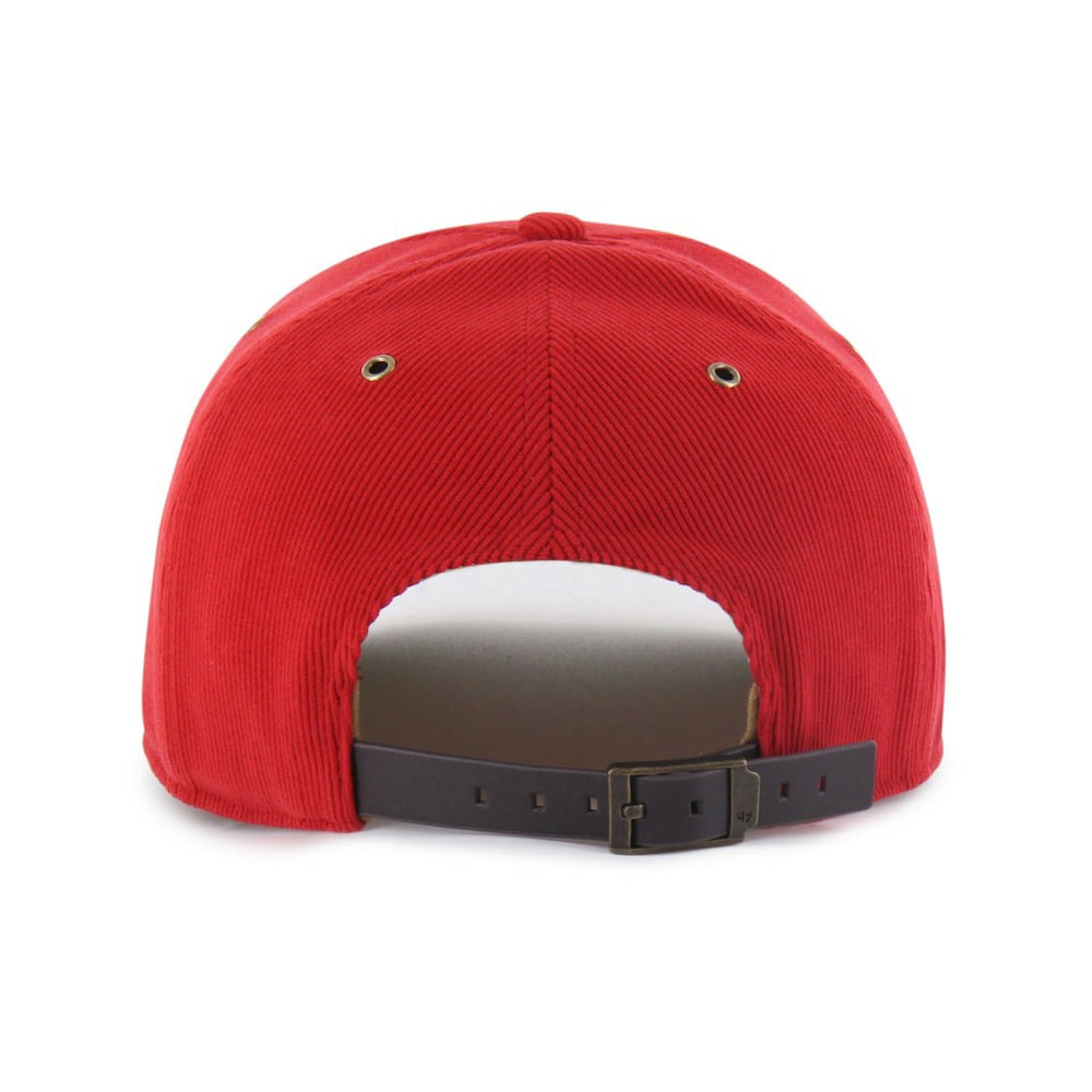 San Francisco 49ers '47 Golden Age Corduroy Hitch Adjustable Hat Scarlet | 47 brand