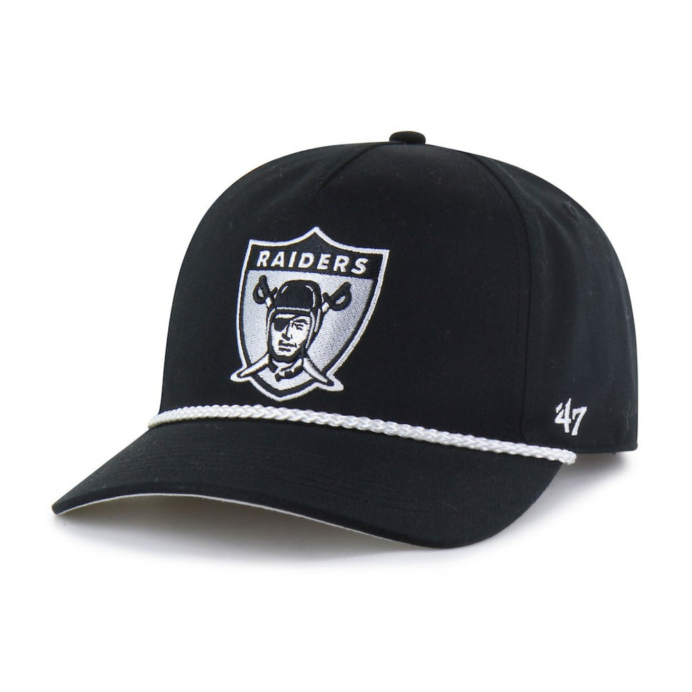 Las Vegas Raiders '47 Rope Hitch Adjustable Hat Black | 47 brand