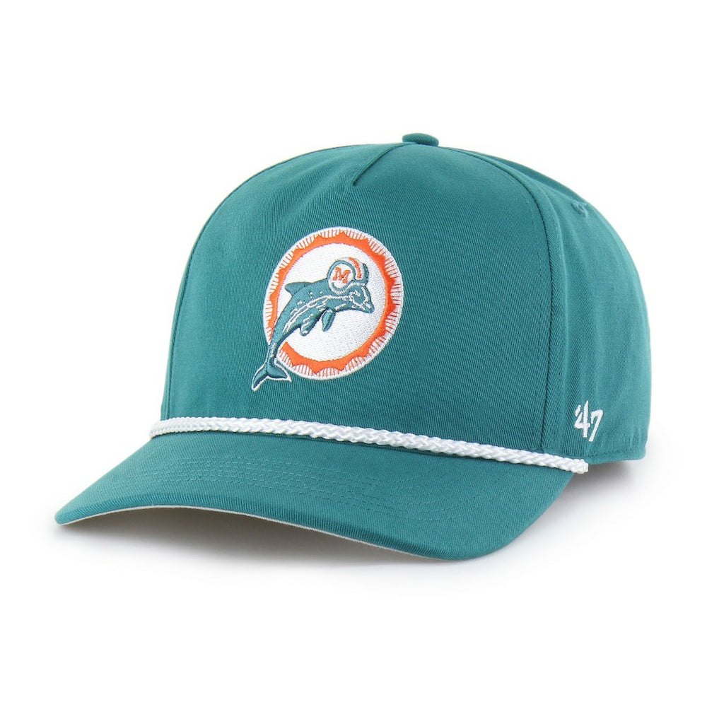 Miami Dolphins '47 Rope Hitch Adjustable Hat Aqua | 47 brand