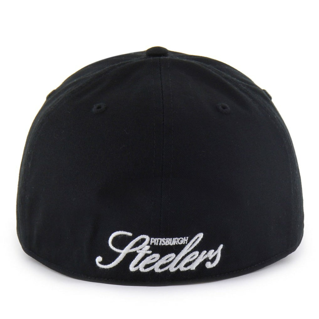 Pittsburgh Steelers '47 Foundational Franchise Fitted Hat Black | 47 brand