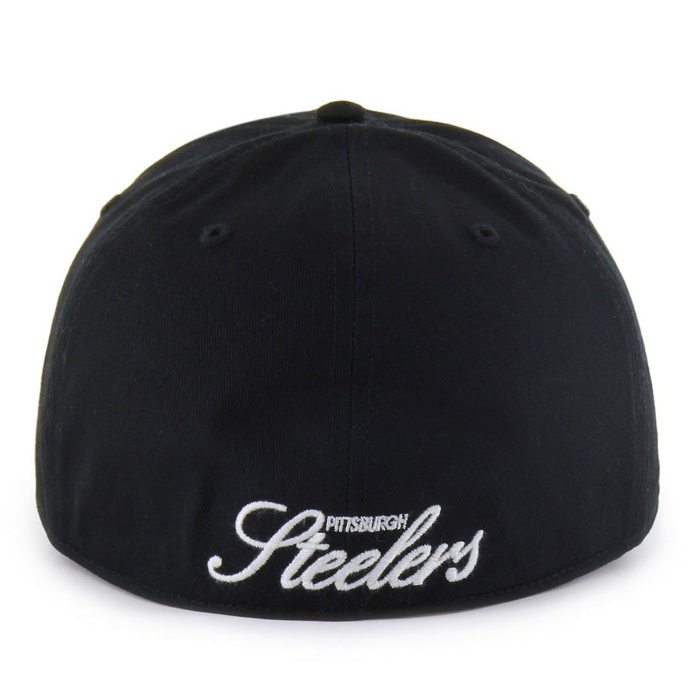 Pittsburgh Steelers '47 Foundational Franchise Fitted Hat Black | 47 brand
