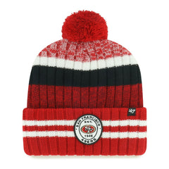 San Francisco 49ers '47 Quiver Cuffed Knit Hat with Pom | 47 brand