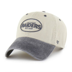 Las Vegas Raiders '47 Breaking Trail Clean Up Adjustable Hat Khaki | 47 brand