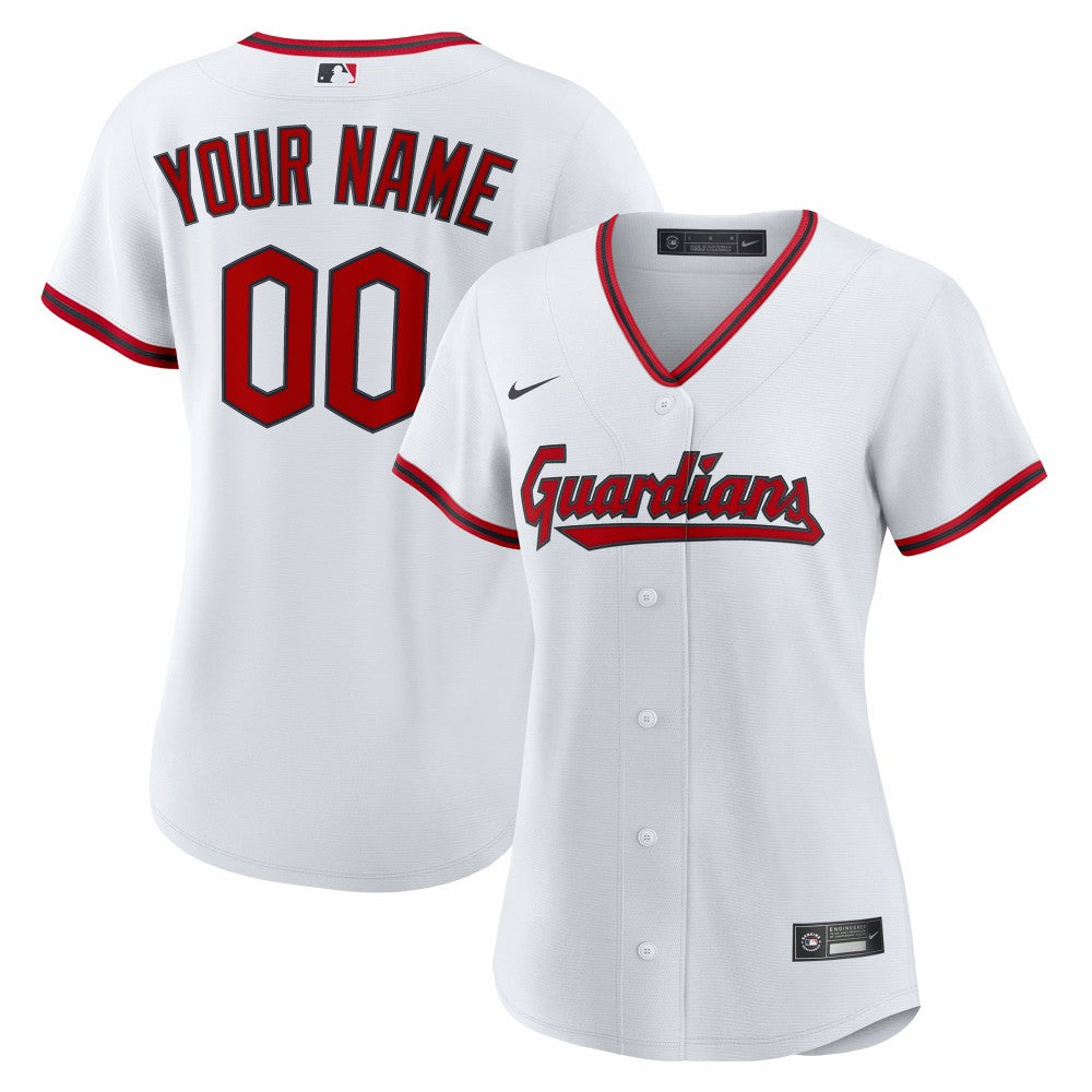 Cleveland Guardians Nike Women's Home Custom Replica 2.0 Jersey - MLB