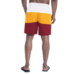 Washington Commanders G-III Sports by Carl Banks Sunrise Volley Swim Shorts Burgundy/Gold | NFL