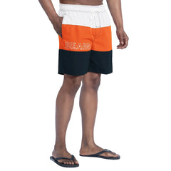 Chicago Bears G-III Sports by Carl Banks Sunrise Volley Swim Shorts Navy/Orange | NFL