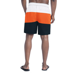Chicago Bears G-III Sports by Carl Banks Sunrise Volley Swim Shorts Navy/Orange | NFL