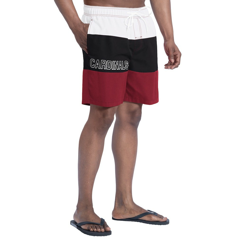 Arizona Cardinals G-III Sports by Carl Banks Sunrise Volley Swim Shorts Cardinal/Black | NFL