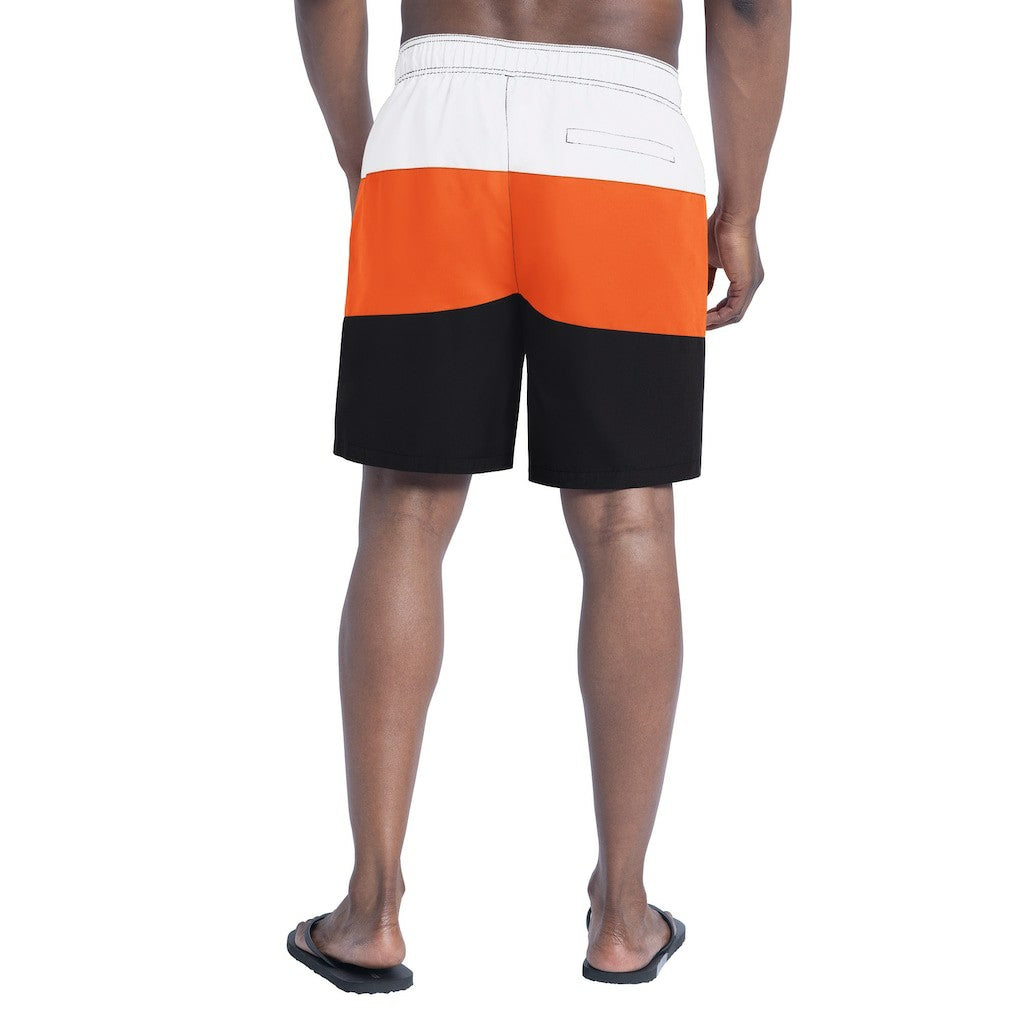 Cincinnati Bengals G-III Sports by Carl Banks Sunrise Volley Swim Shorts Black/Orange | NFL