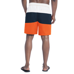 Denver Broncos G-III Sports by Carl Banks Sunrise Volley Swim Shorts Orange/Navy | NFL