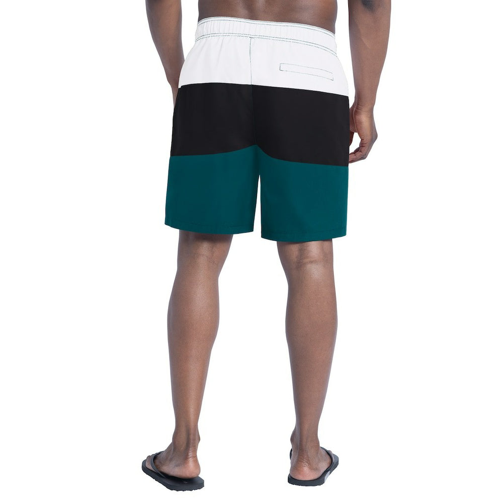 Philadelphia Eagles G-III Sports by Carl Banks Sunrise Volley Swim Shorts Midnight Green/Black | NFL