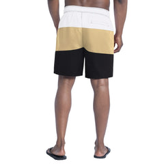 New Orleans Saints G-III Sports by Carl Banks Sunrise Volley Swim Shorts Black/Gold | NFL
