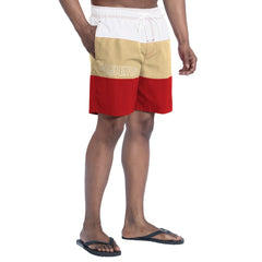 San Francisco 49ers G-III Sports by Carl Banks Sunrise Volley Swim Shorts Scarlet/Gold | NFL