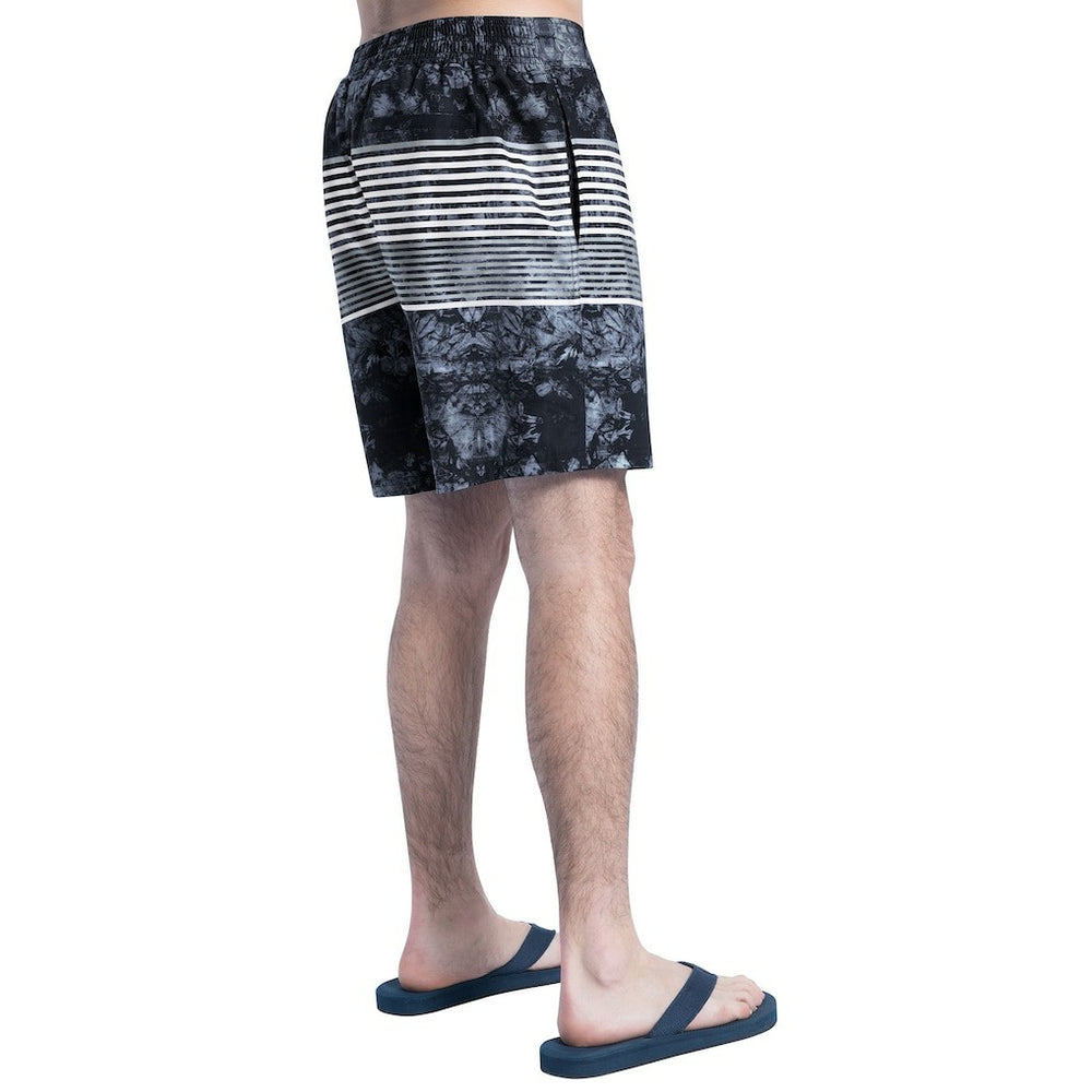 Baltimore Ravens G-III Sports by Carl Banks Horizon Volley Swim Shorts Black/Gray | NFL