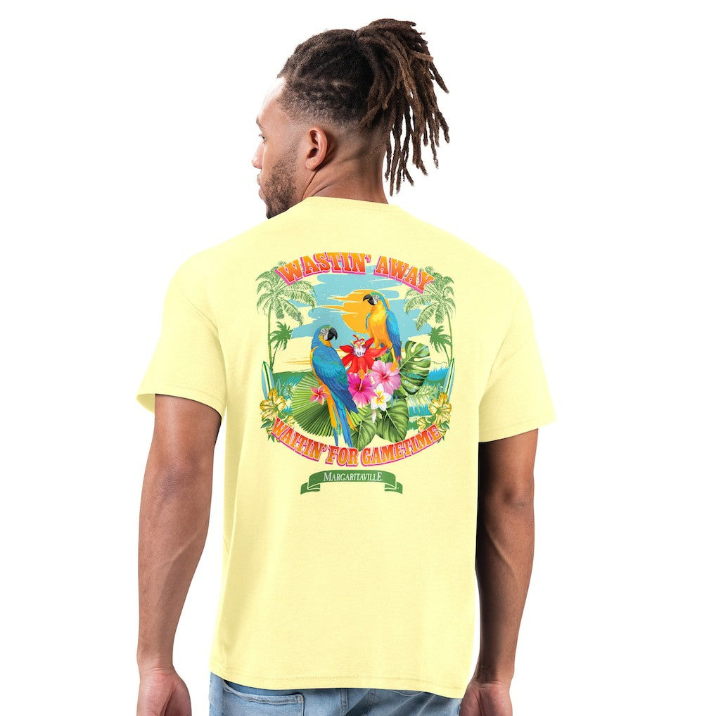 Minnesota Vikings Margaritaville Wastin' Away T-Shirt Yellow | NFL