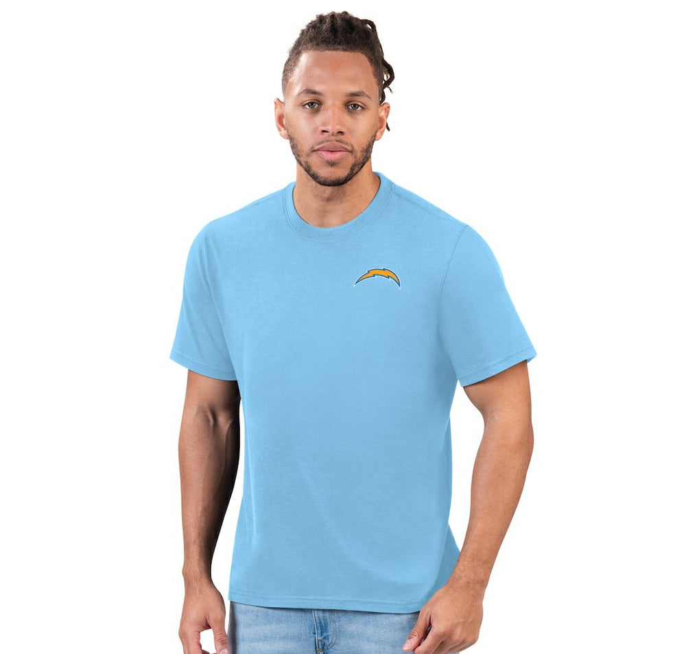 Los Angeles Chargers Margaritaville Wastin' Away T-Shirt Light Blue | NFL