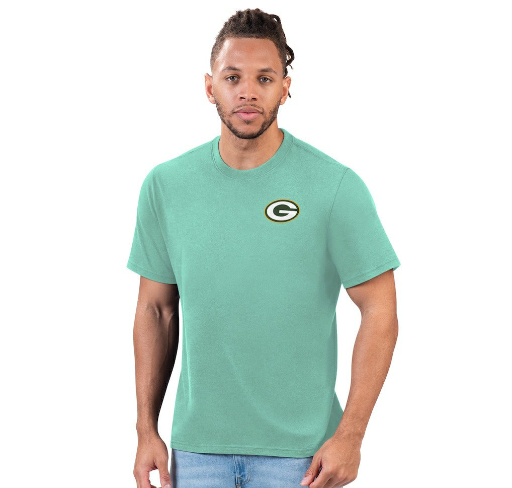 Green Bay Packers Margaritaville Wastin' Away T-Shirt Mint | NFL
