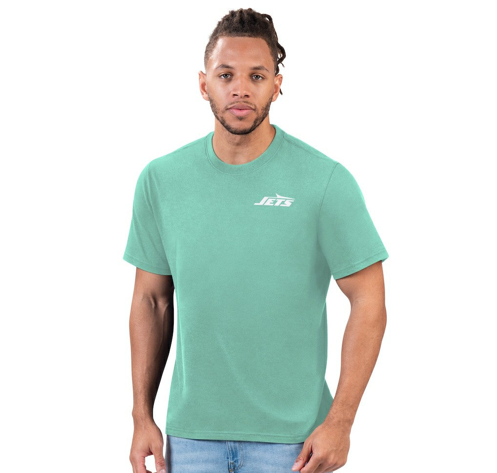 New York Jets Margaritaville Wastin' Away T-Shirt Mint | NFL