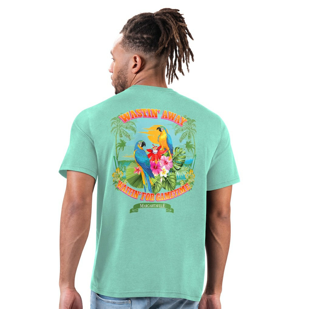 New York Jets Margaritaville Wastin' Away T-Shirt Mint | NFL