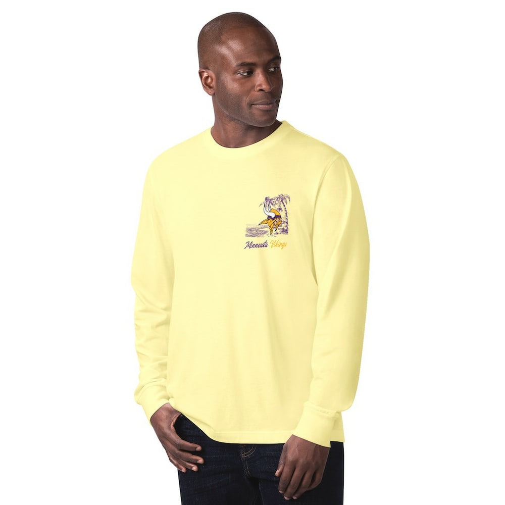 Minnesota Vikings Margaritaville It's Five O'Clock Somewhere Long Sleeve T-Shirt Yellow | NFL