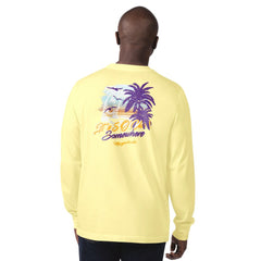Minnesota Vikings Margaritaville It's Five O'Clock Somewhere Long Sleeve T-Shirt Yellow | NFL