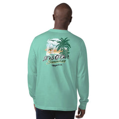 New York Jets Margaritaville It's Five O'Clock Somewhere Long Sleeve T-Shirt Mint | NFL