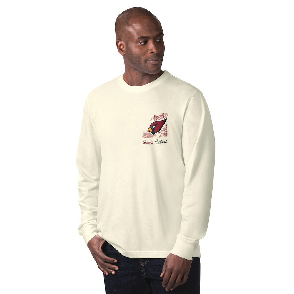 Arizona Cardinals Margaritaville It's Five O'Clock Somewhere Long Sleeve T-Shirt Cream | NFL